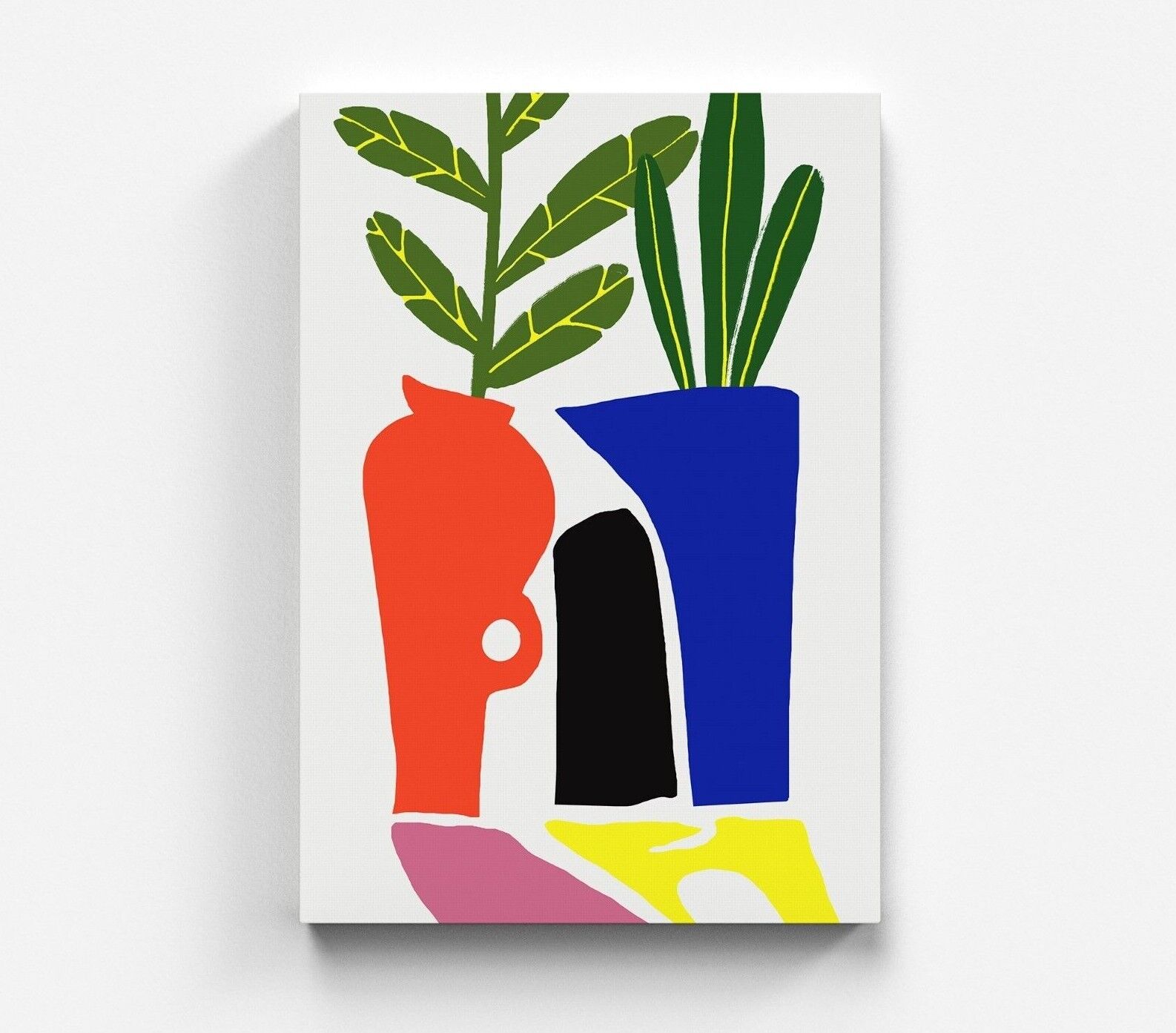 Canvas Picture Abstract Three Variations Museum Art Colorful Home Decoration Art