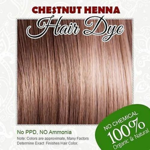 Henné Pur 100% Organique Allin - Pour Cheveux, Poudre, Sans Produits Chimiques