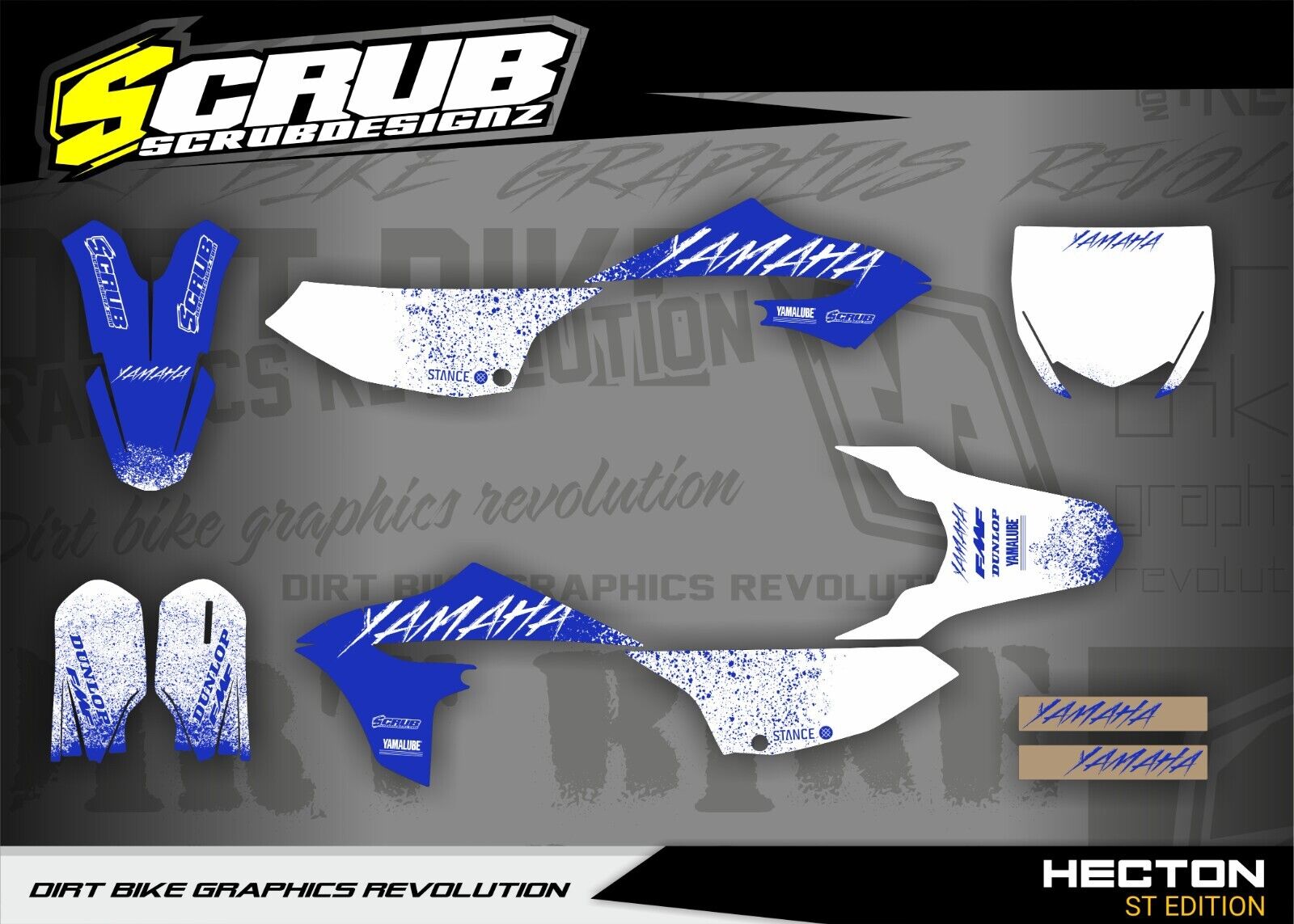 Graphics Kit YZ 65 Yamaha 2018 2019 2020 2021 2022 2023 2024 Decals Stickers