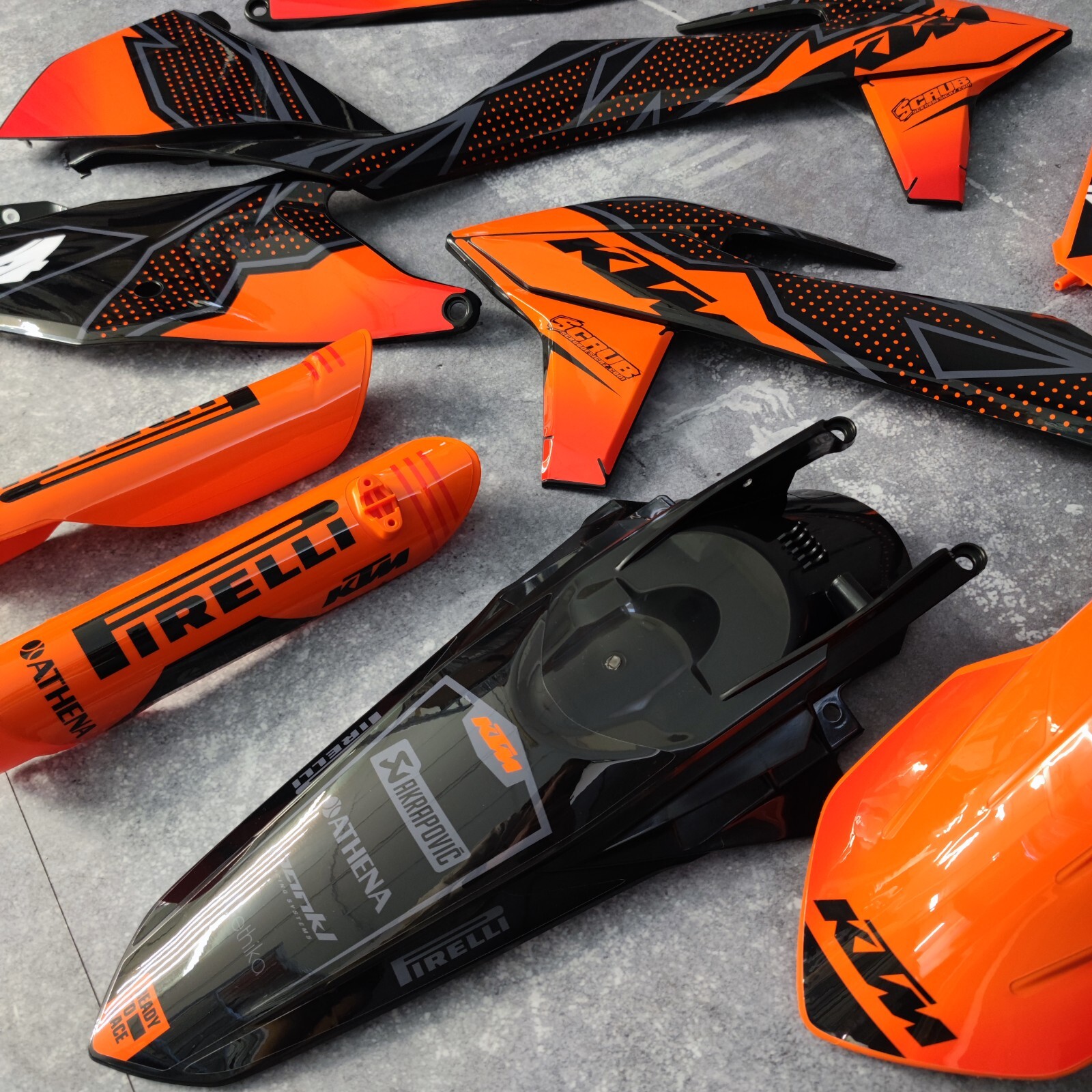 Plastics + Graphics KTM SX SX-F XC XC-F 2019 2020 2021 2022 Custom race number