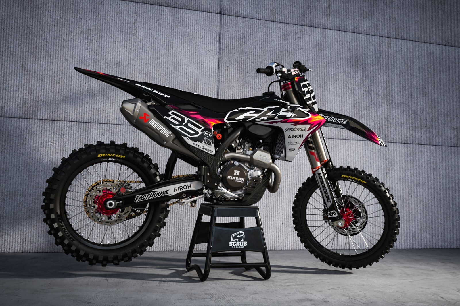 Gas Gas MC MC-F 2024 Graphics decals stickers kit GASGAS '24