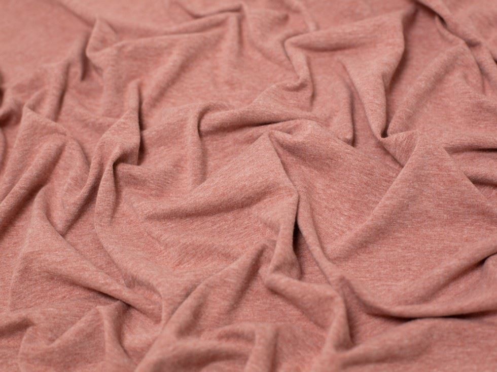 Minerva Melange Cotton Jersey Stretch Knit Fabric 150cm / 60" Wide - per metre - Picture 54 of 55