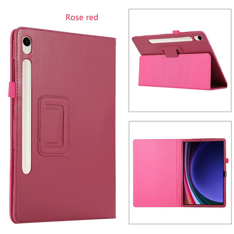 Funda de cuero para Samsung Galaxy Tab S9 11.0 inteligente con soporte para libro cubierta abatible para tableta - Imagen 21 de 28