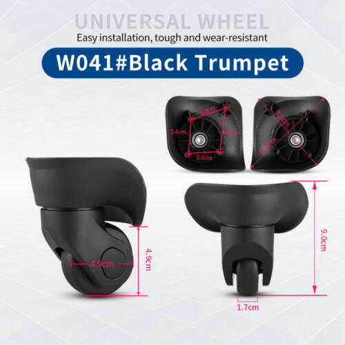 Luggage replacement 2-piece set suitable for Samsonite luggage trolley wheels-