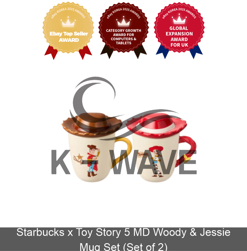 Set di tazze Starbucks x Toy Story 5 MD Woody & Jessie (set di 2)