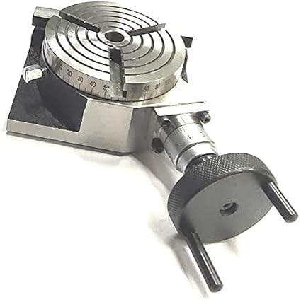 Horizontal Vertikal 4" Zoll II 100 mm Rundfrästische - Bild 9 von 12