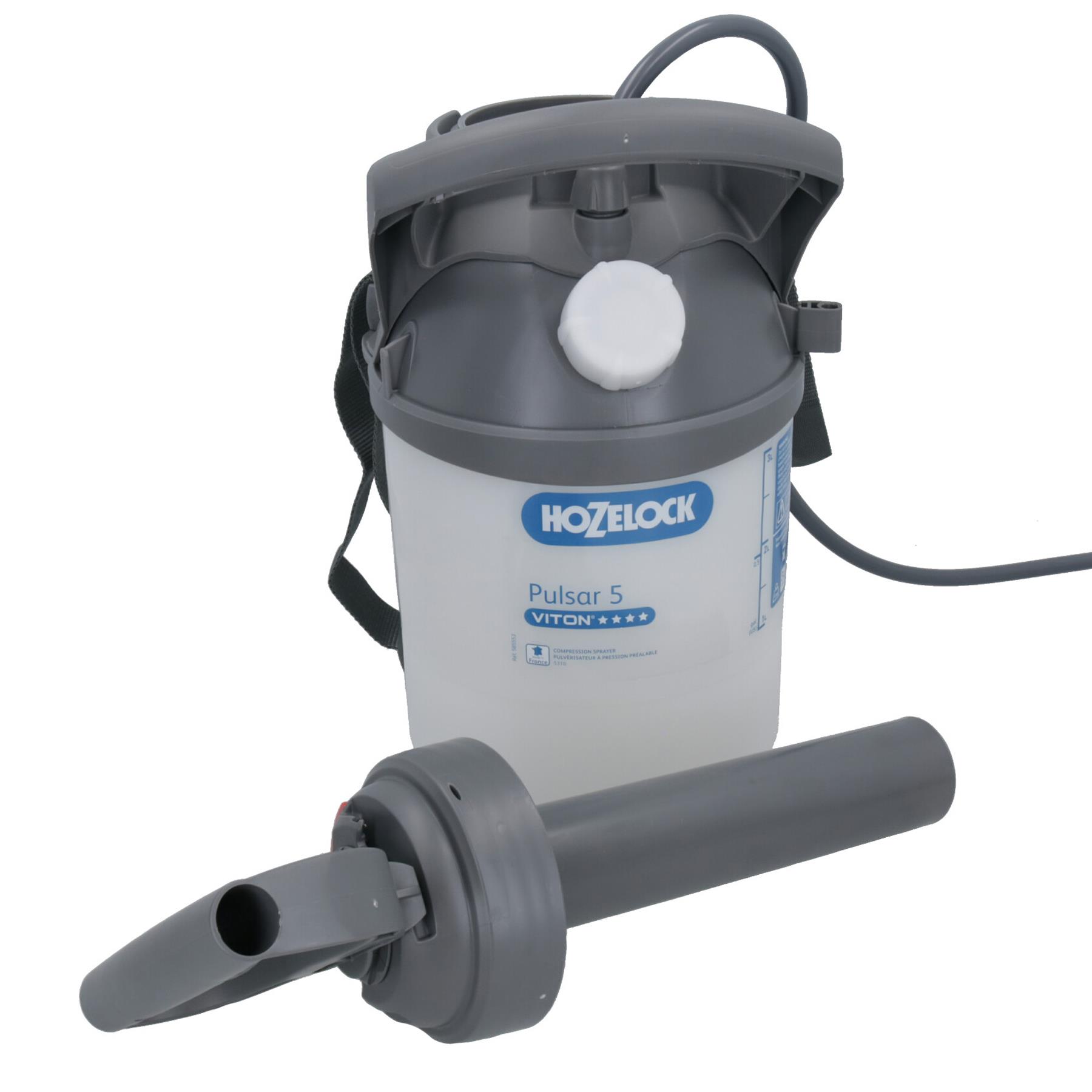 Pulsar Viton 5 - 7 Liter Garten Druck Pumpsprüher + Lanze flüssige Chemikalie - Produktbild 4
