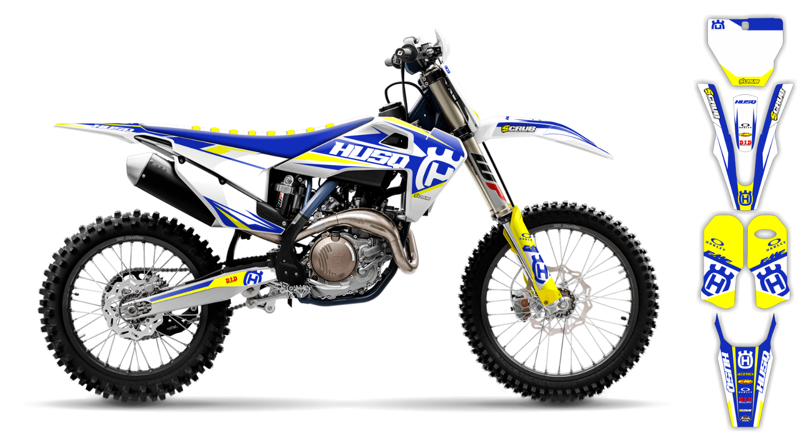 Husqvarna graphics TC FC 125 250 350 450 2019 2020 2021 2022 SCRUB