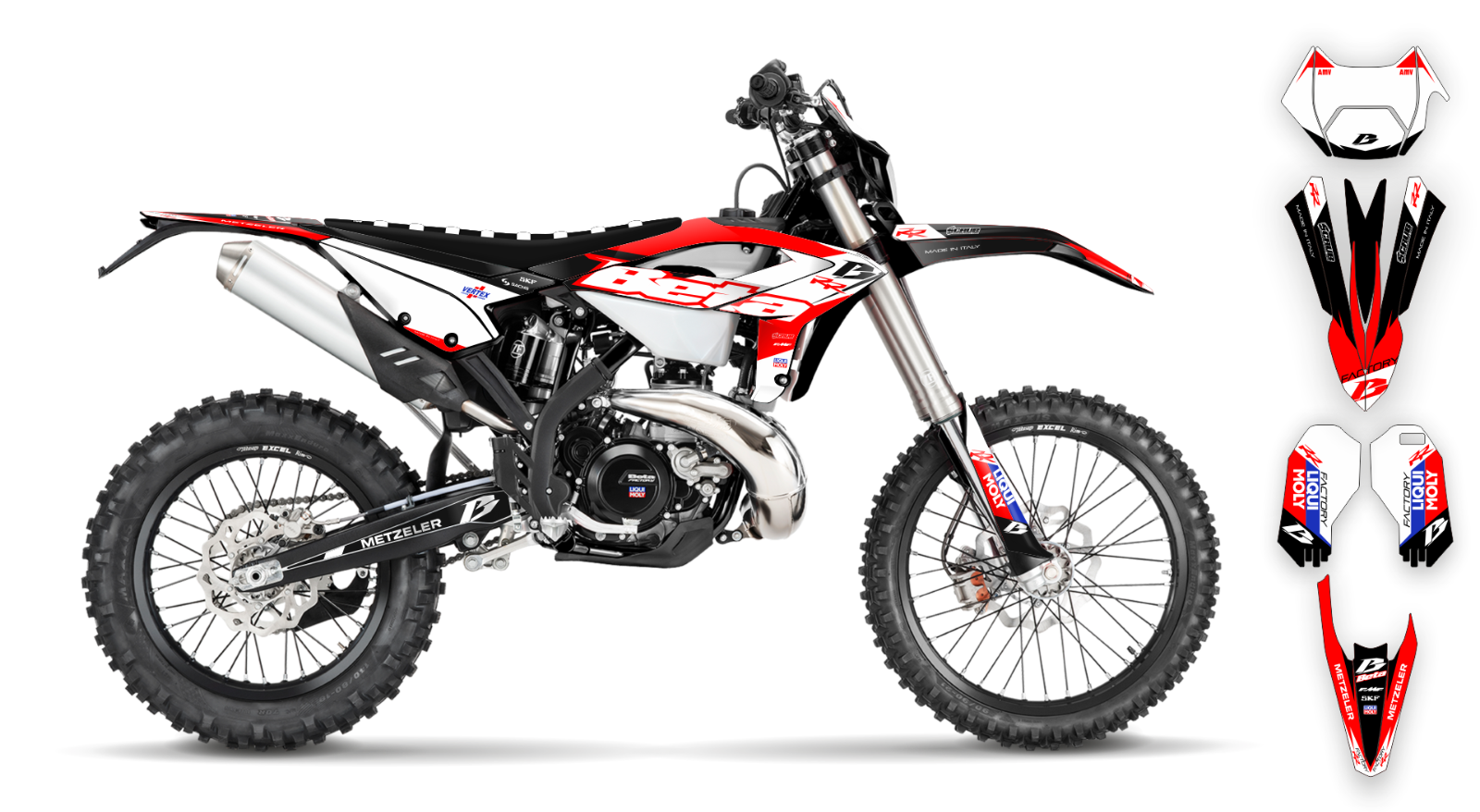 Graphics Kit BETA RR 200 250 300 350 390 430 480 2023-2024 decals stickers