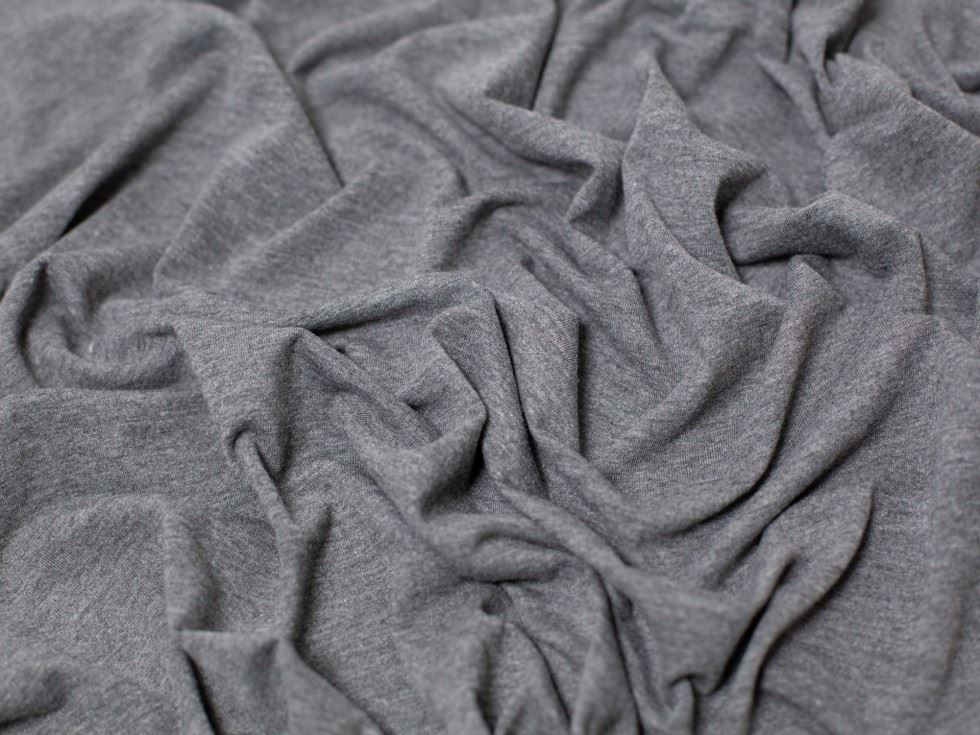 Minerva Melange Cotton Jersey Stretch Knit Fabric 150cm / 60" Wide - per metre - Picture 28 of 55