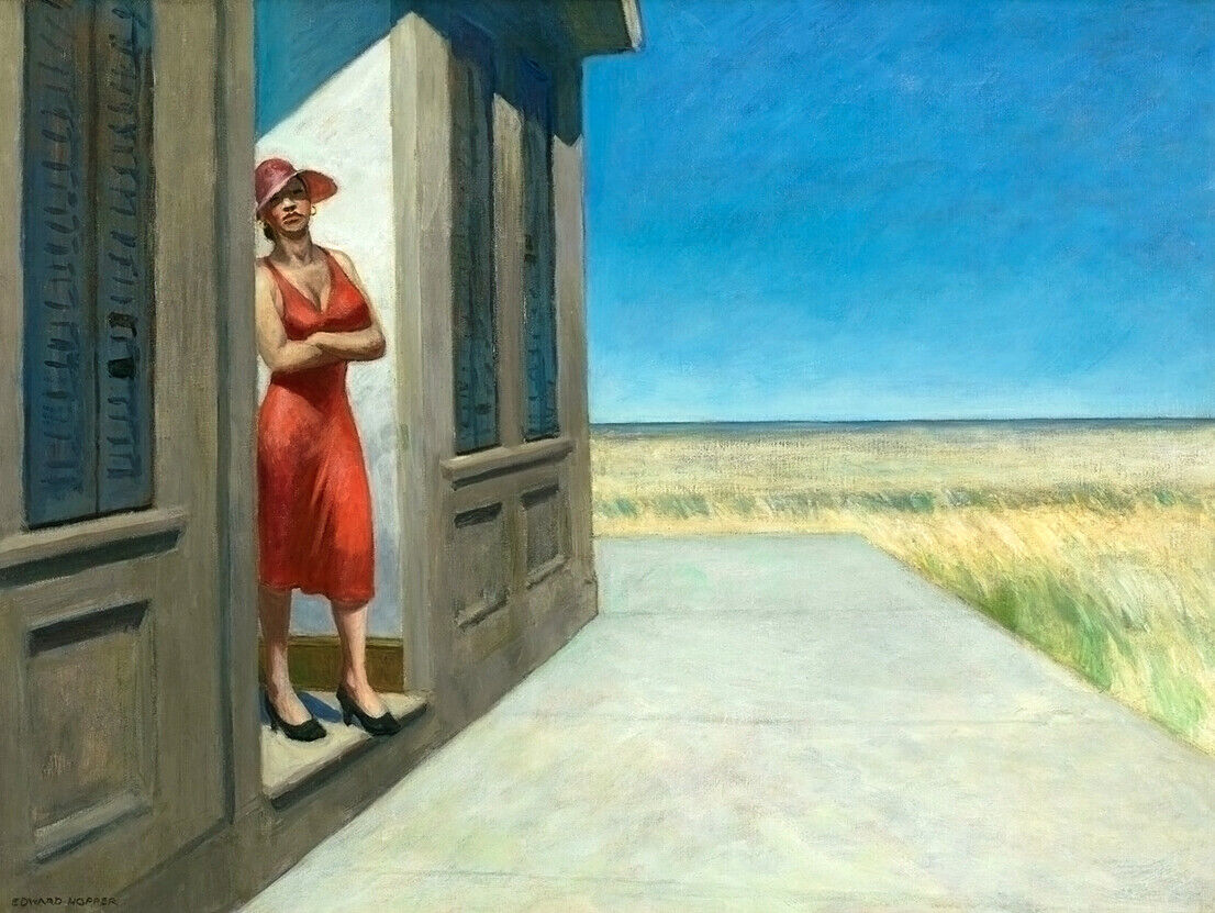 EDWARD HOPPER SOUTH CAROLINA MORNING REALISM ART Giclée Print Fine Canvas