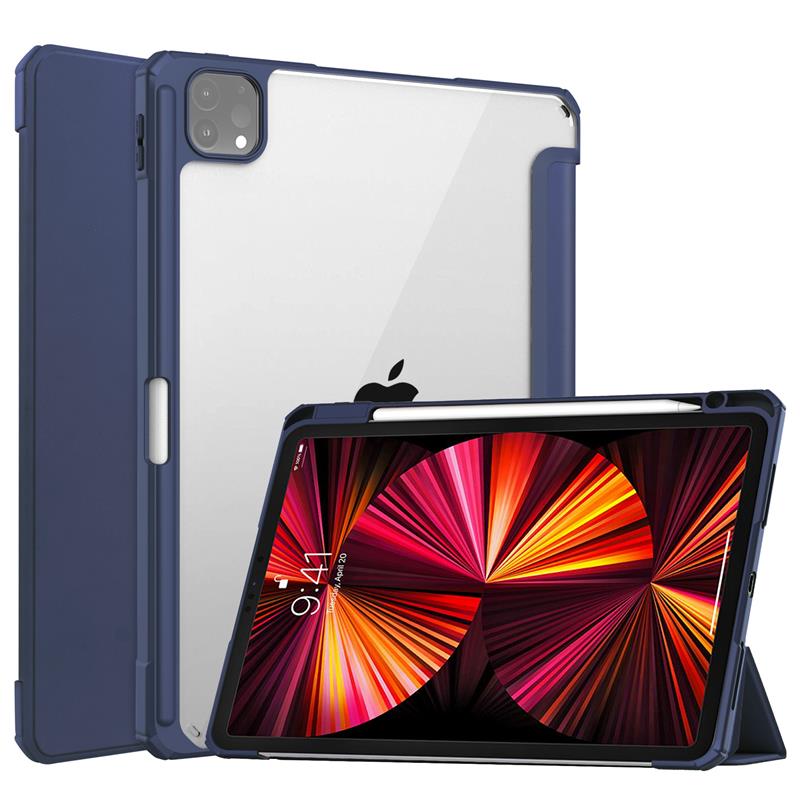 Smart Case for iPad Pro 11 in Slim Stand Clear Back Shell Cover Auto Wake Sleep - Picture 28 of 49