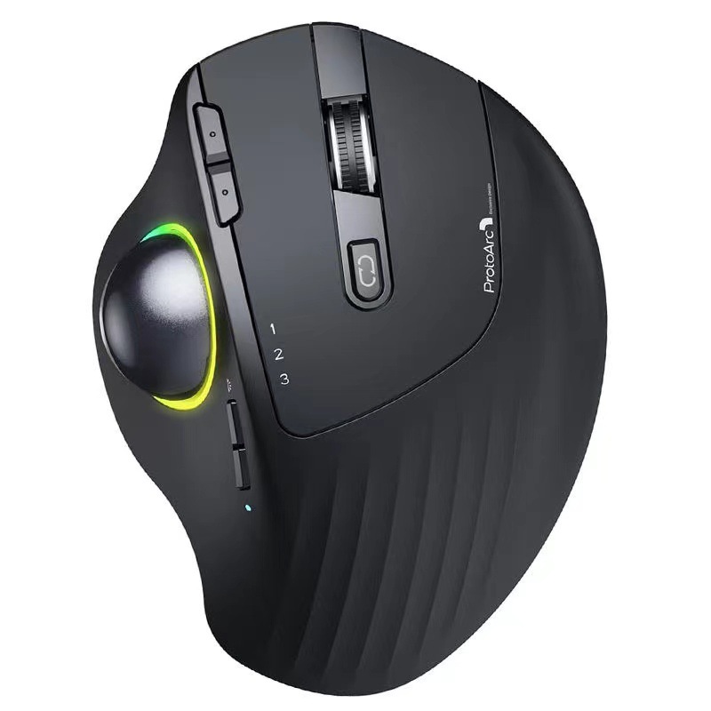Kabellose Trackball-Maus Bluetooth Dual-Mode leuchtende Maus - Bild 6 von 7