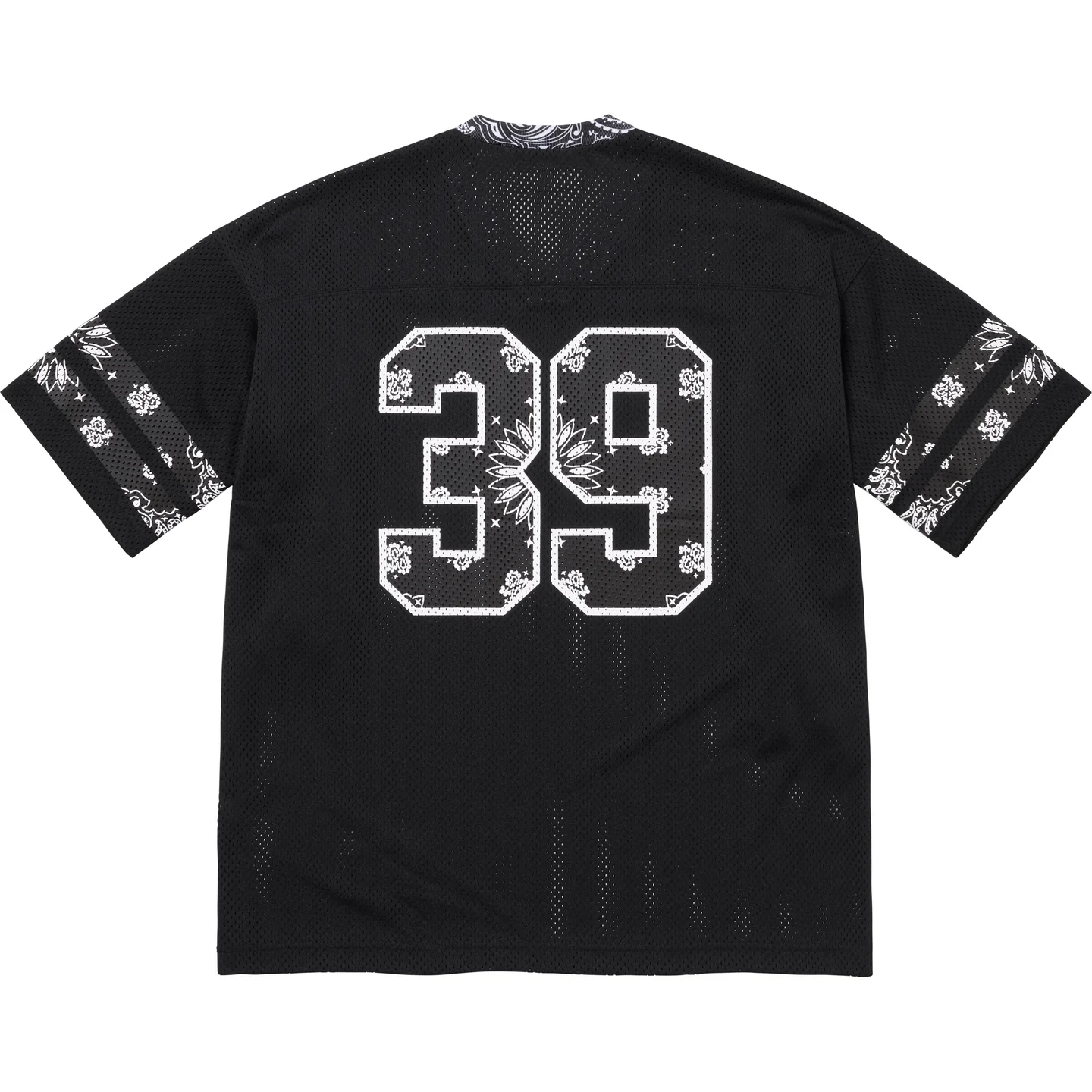 Supreme Bandana Football Jersey Black White Blue 3colors