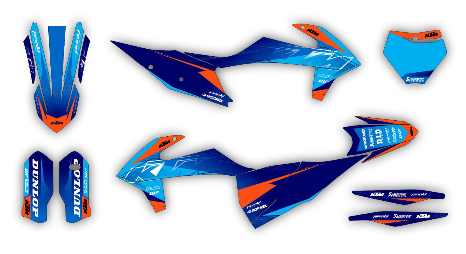 KTM graphics SX SXf 125 250 300 350 450 2019-2022 Graphics Decals Stickers