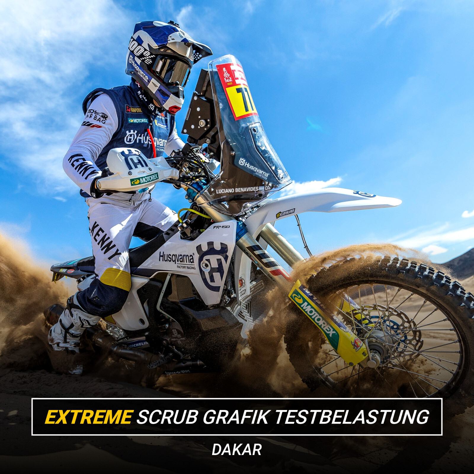 Graphics TC450 TC510 2008 2009 2010 Husqvarna SCRUB decals kit TC 450 510