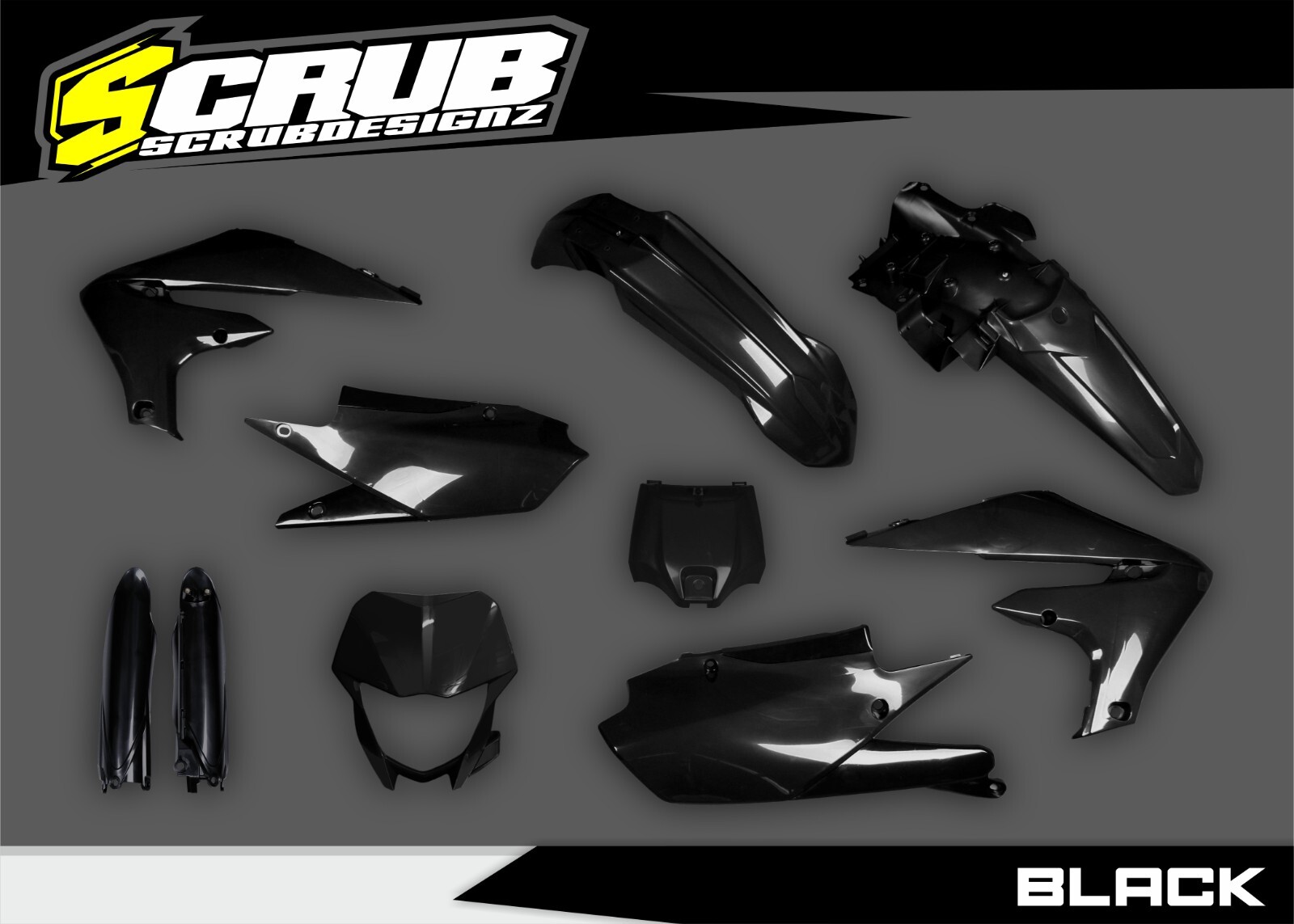 Plastics + Graphics Yamaha WR450F 2019-2023 WR250F 2020-2024