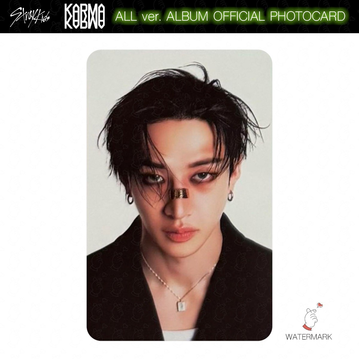 STRAY KIDS KARMA ALL ALBUM PHOTOCARD LIMITED CEREMONY HOORAY