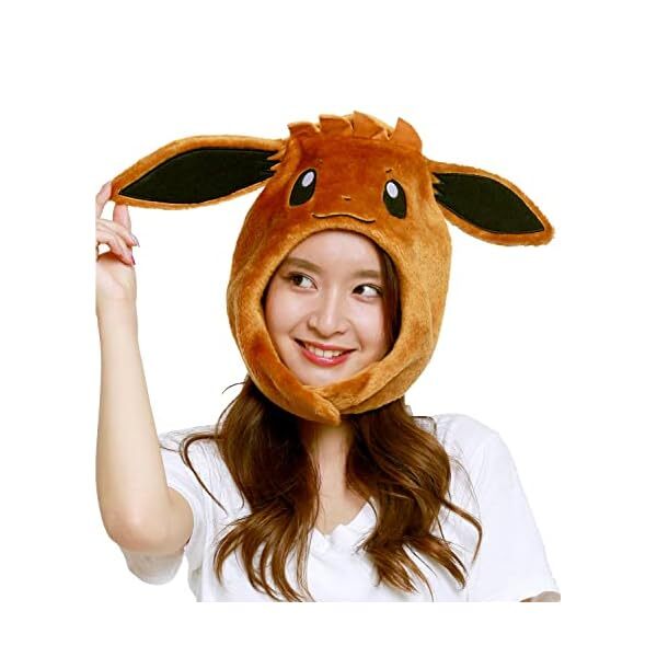 SAZAC Kigurumi Cap Pokemon Eievui Cosplay Costume Party Plush Kawaii JP