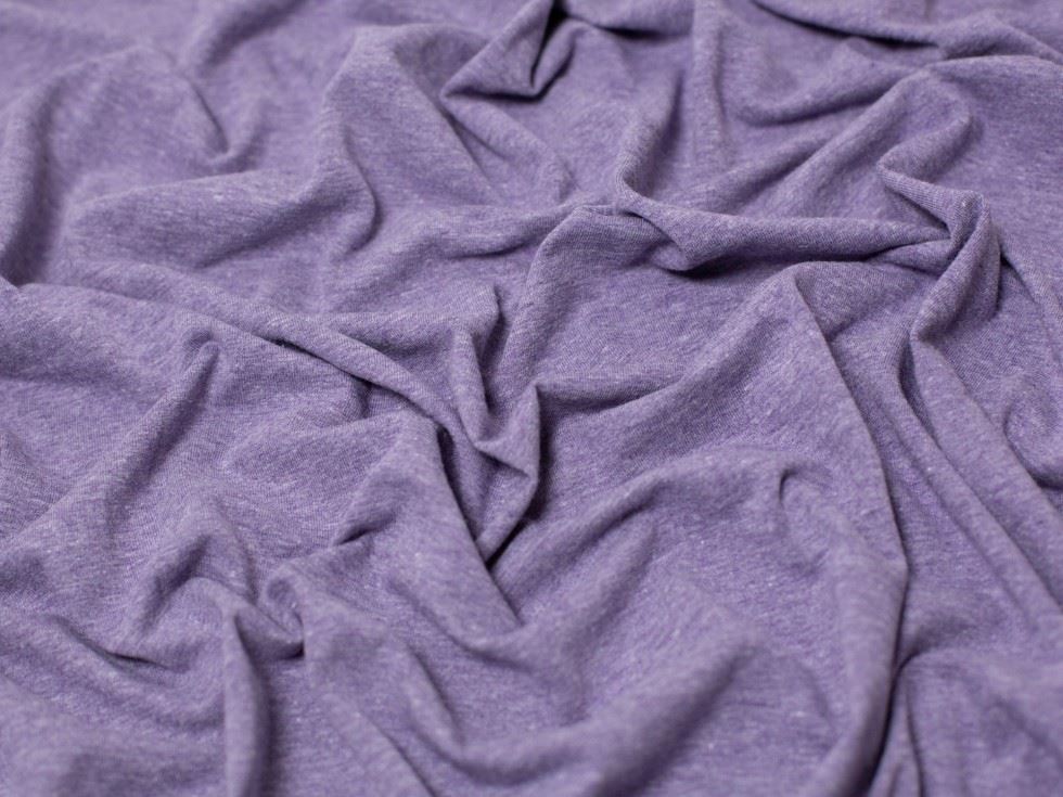 Minerva Melange Cotton Jersey Stretch Knit Fabric 150cm / 60" Wide - per metre - Picture 33 of 55