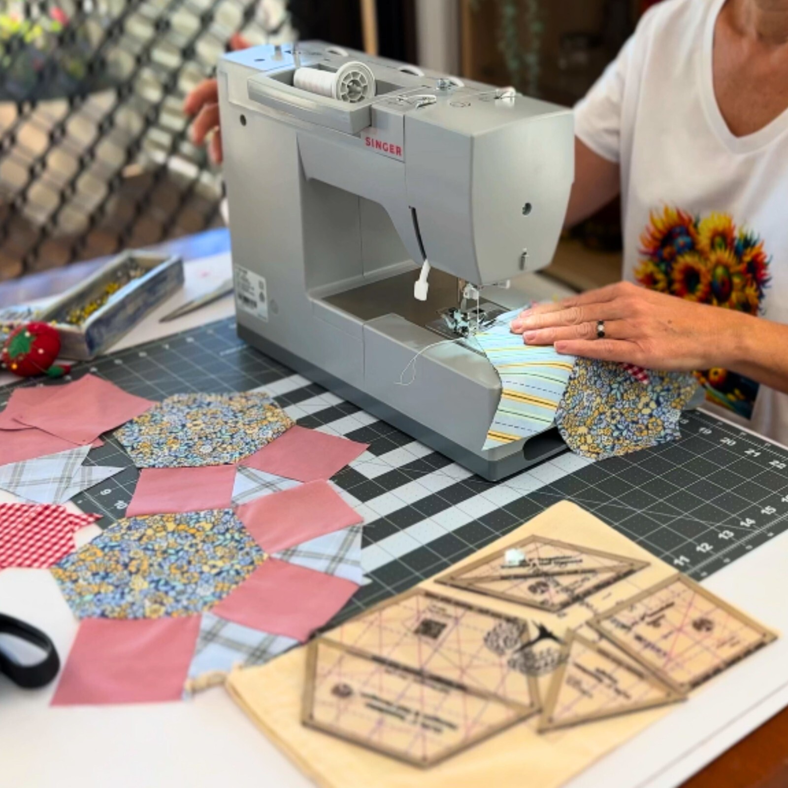 CLPA 6" Tessellation Set — Transparent Quilting Templates