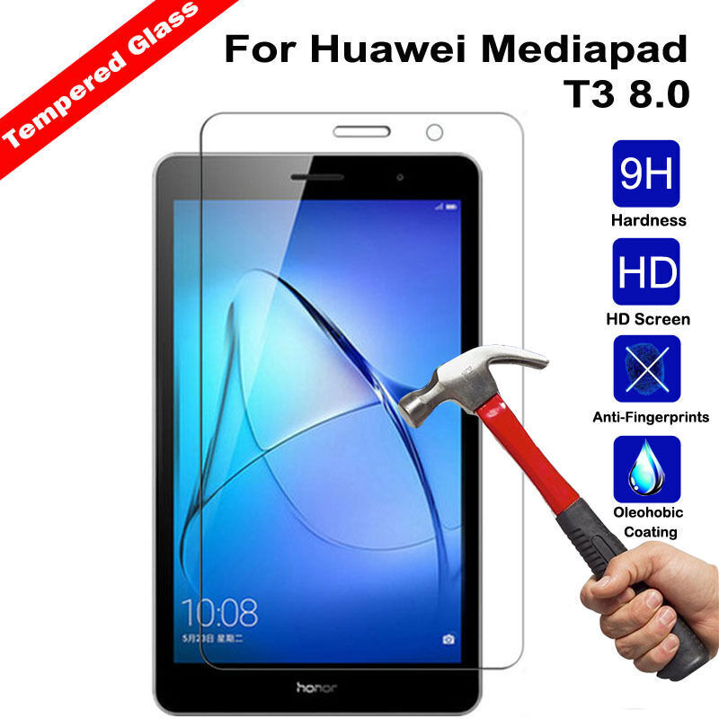 2Pcs Huawei Mediapad T3 10 Tempered Glass Screen Protector Protection Cover Film - Picture 21 of 22