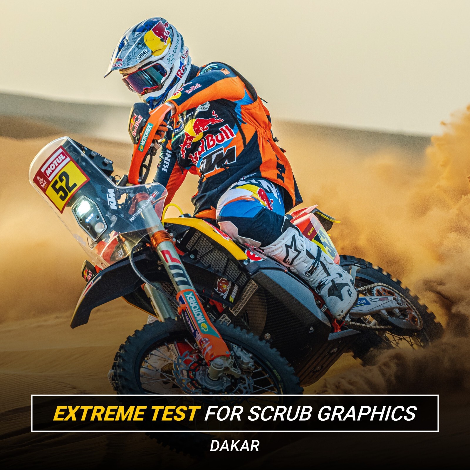 KTM graphics SMC-R 690 2019 2020 2021 2022 2023 SCRUB decals stickers Supermoto