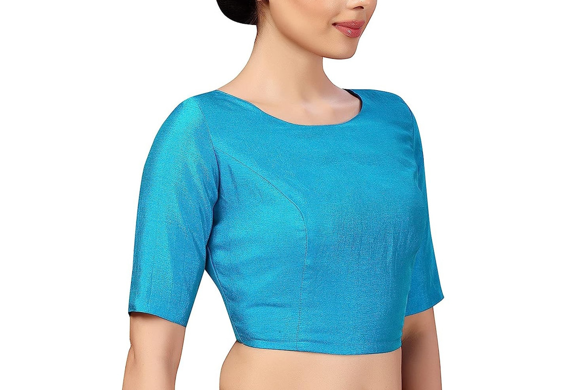 Women's Blouse Designer Beautiful Lehenga Crop Top Party Wear Choli Saree Blouse - Picture 19 of 146