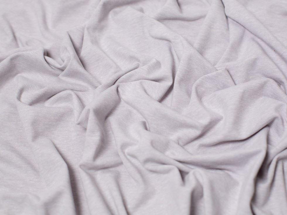 Minerva Melange Cotton Jersey Stretch Knit Fabric 150cm / 60" Wide - per metre - Picture 31 of 55