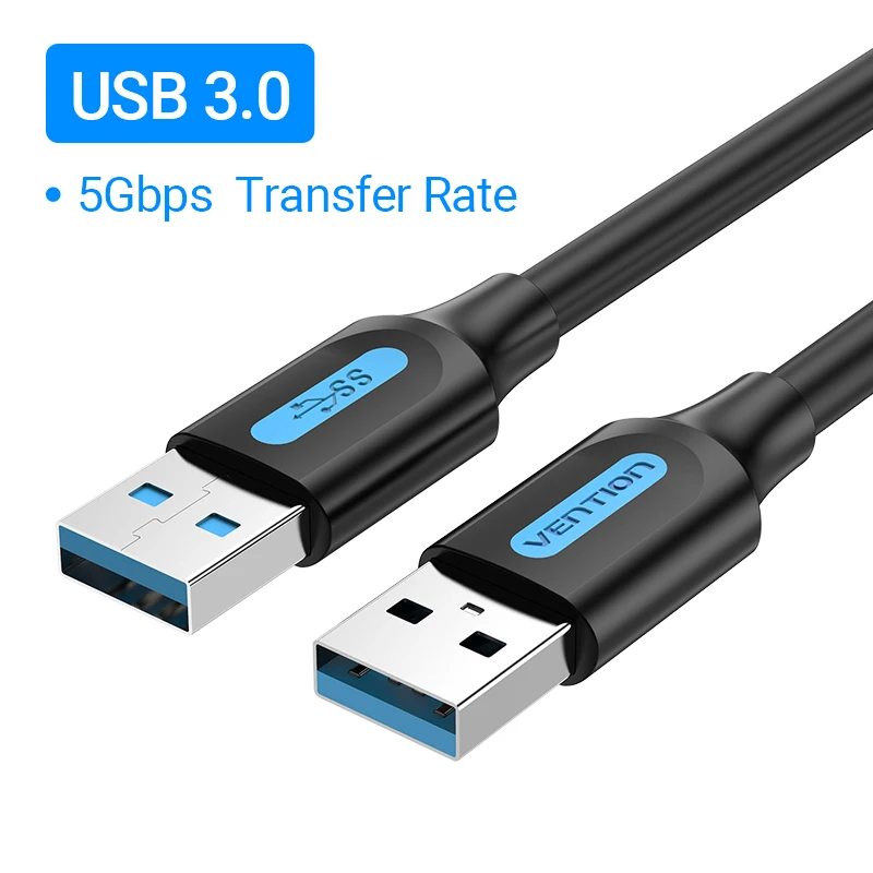 USB Extension Cable A to A Lead Male to Male 1m 2m 3m High Speed Gold Plated