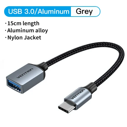 USB Type C to USB 3.0 Female OTG Adapter Thunderbolt 3 Cable Data Cord Laptop PC