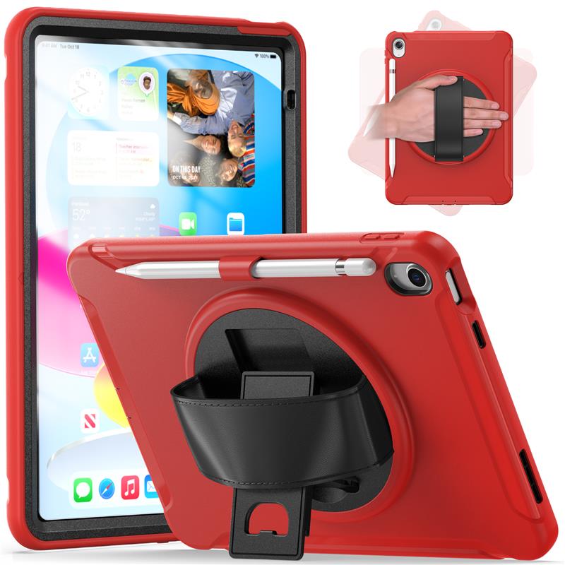 Rugged Shockproof Stand Case For iPad 10th Generation 10.9 iPad 5th 6th Mini Air - Picture 35 of 129