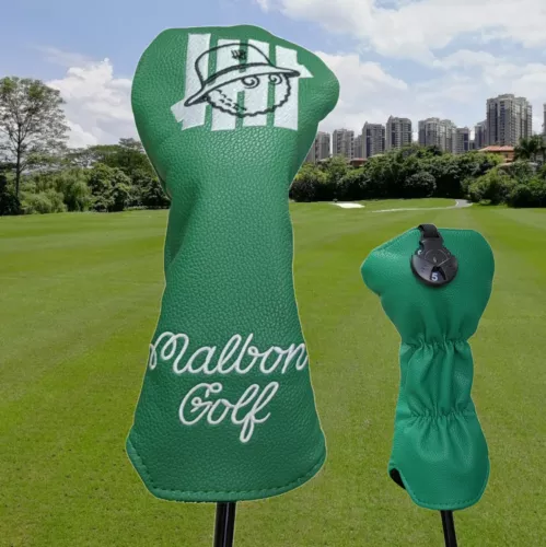New Five bars Golf Club Cover Driver Wood Hybrid Iron Cover 135UT Black White - Picture 23 of 36