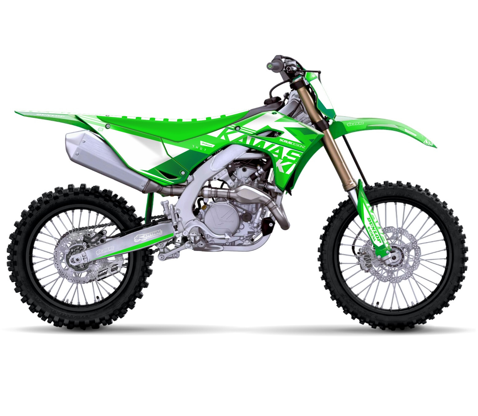 Graphics Kawasaki KX450 KX 450 2024 2025 + KX250 2025 Stickers Decals KX450X