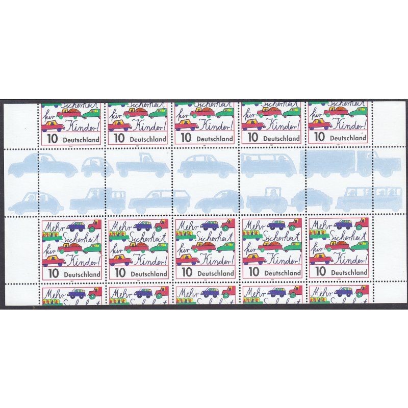 Federal Republic of Germany 1997, Mich.-No.: 1954 L ** Miniature sheet