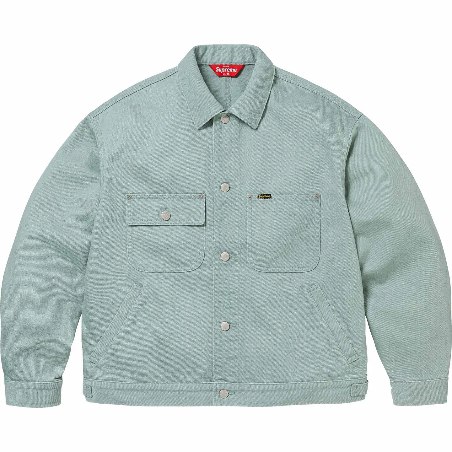 【新品】Supreme Denim Chore Trucker Jacket S Supreme Denim Chore Trucker Jacket Black Mint Stripe 3colors SS24