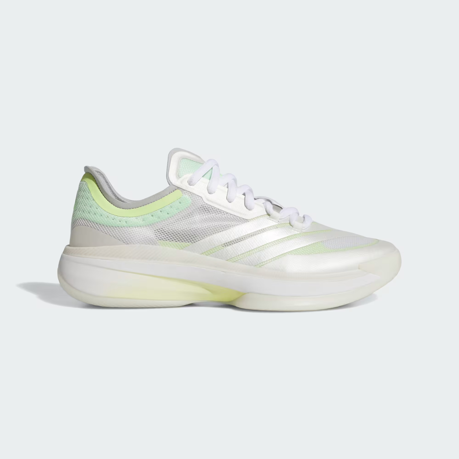 Adidas ADIZERO F50 Shoes in Cloud White/Zero Metalic/Crystal White 