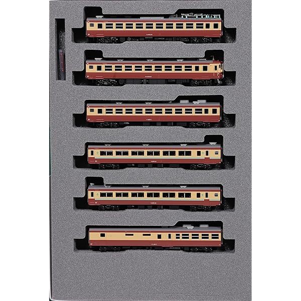 KATO N Gauge Series 475 Express Tateyama/Yunokuni 6-Car Add-On Set 10-1635 J JP