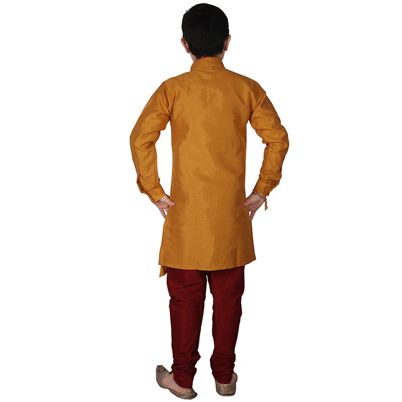 Kids Boys Kurta Pajama Set Stylish Wedding Sherwani Festive & Party Ethnic Wear - Picture 40 of 74