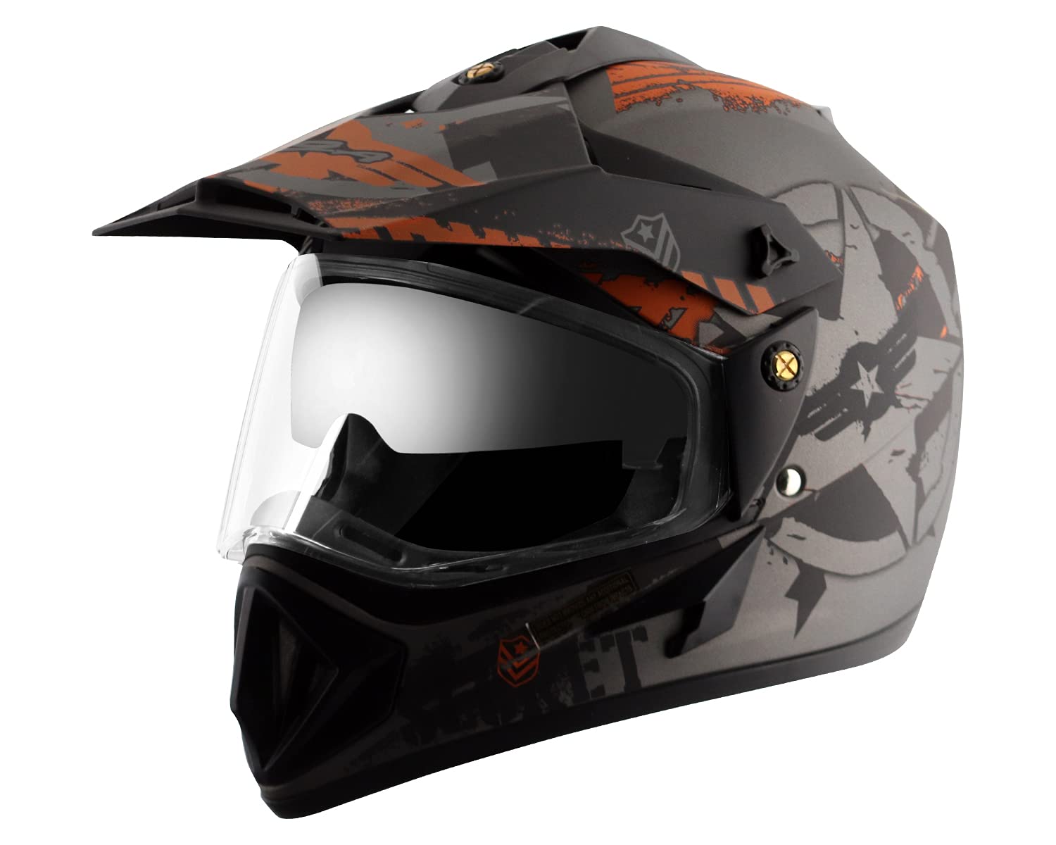 Nuevos cascos de motocross VEGA OFF-ROAD "D/V SECRET" con doble visera - Imagen 15 de 22