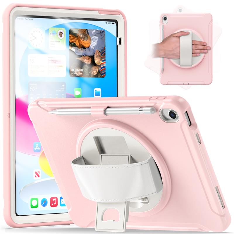 Rugged Shockproof Stand Case For iPad 10th Generation 10.9 iPad 5th 6th Mini Air - Picture 48 of 129