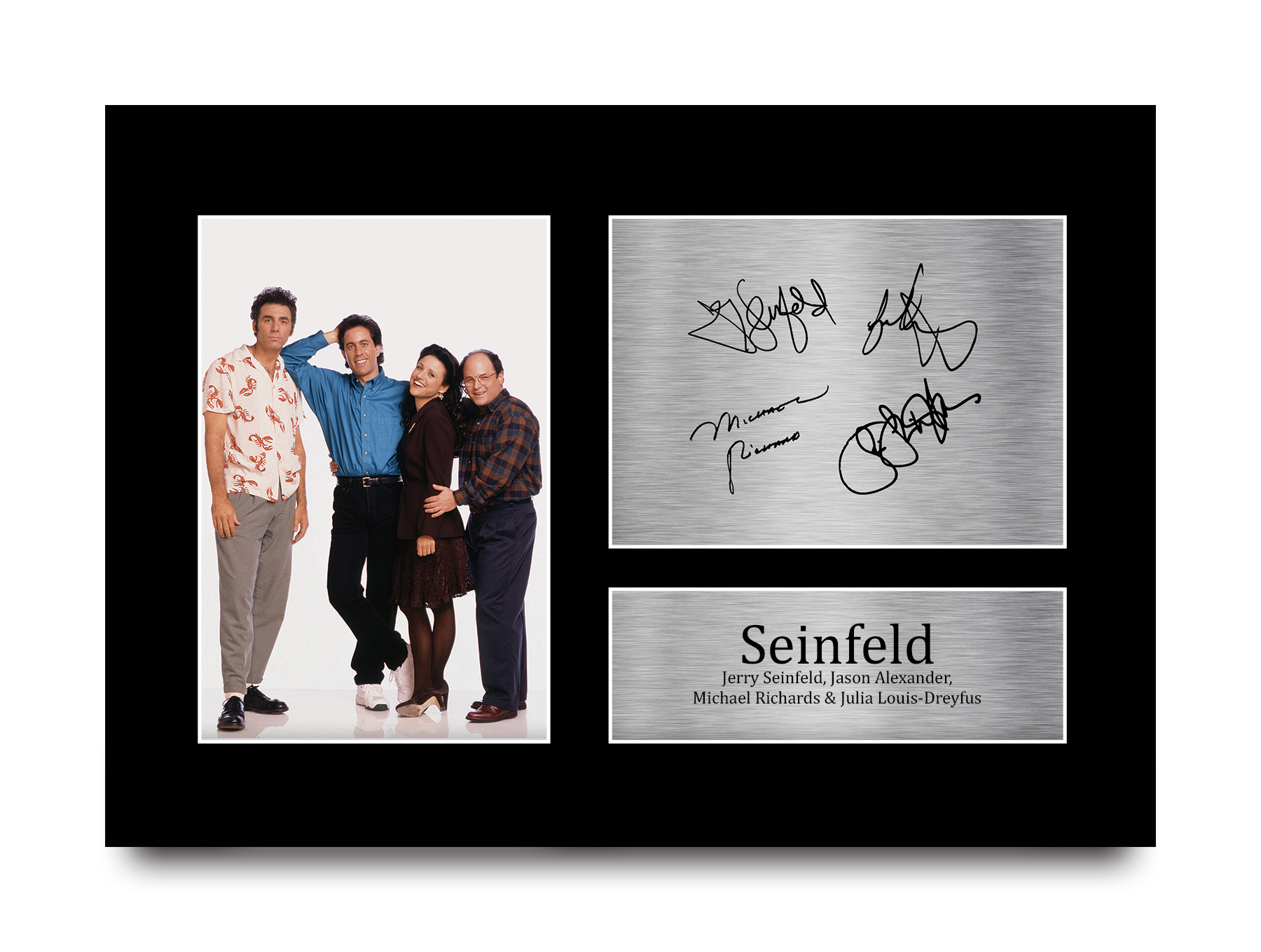 Foto autógrafa preimpresa firmada por Seinfeld A4 regalo para un fan de Seinfeld - Imagen 2 de 17