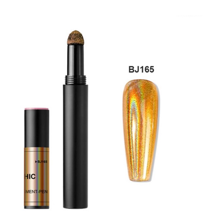 Holographic Pigment Pen Mirror Powder Chrome Nails Art Decoration Manicure Holo