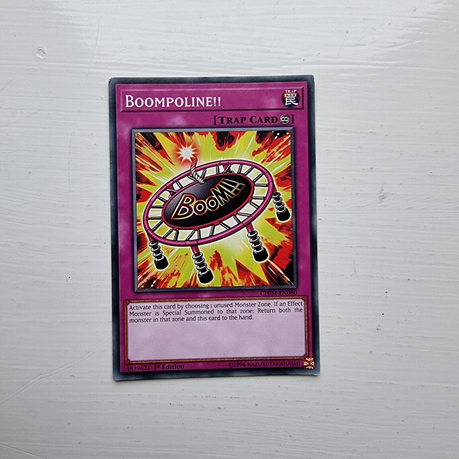 Yu-Gi-Oh! Boompoline!! Card - CHIM-EN080 Common 1st Edition - From Chaos Impact Booster Set - View #11