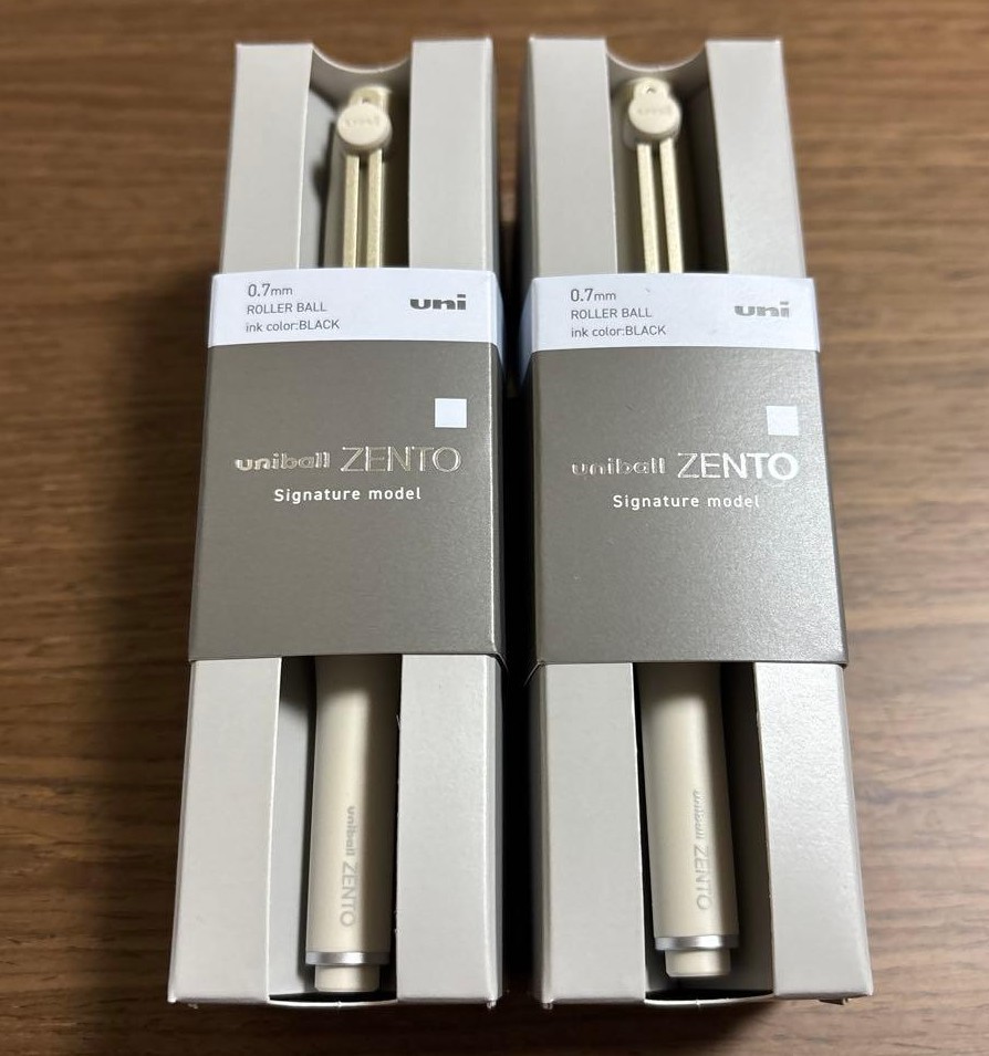 MITSUBISHI PENCIL uniball ZENTO Signature Model Gold Silver Black Stone Limited
