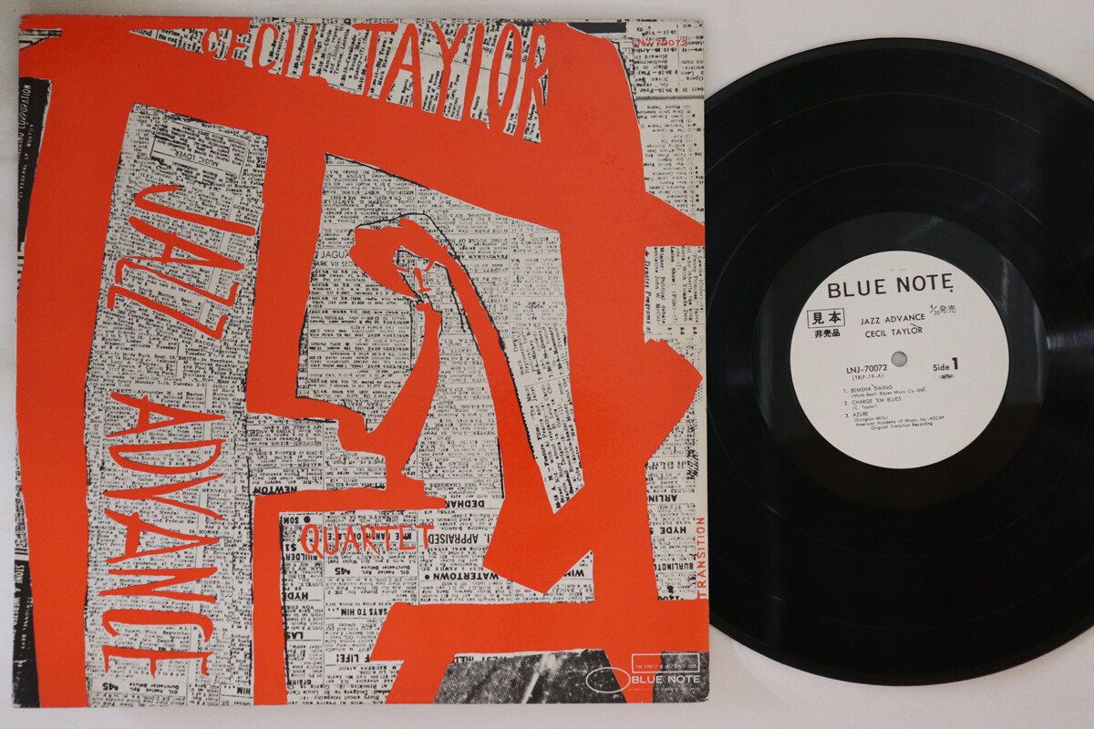 LP Cecil Taylor Jazz Advance LNJ70072PROMO BLUE NOTE プロモ /00260 Cecil Taylor Quartet Jazz Advance Blue Note LNJ-70072 Japan