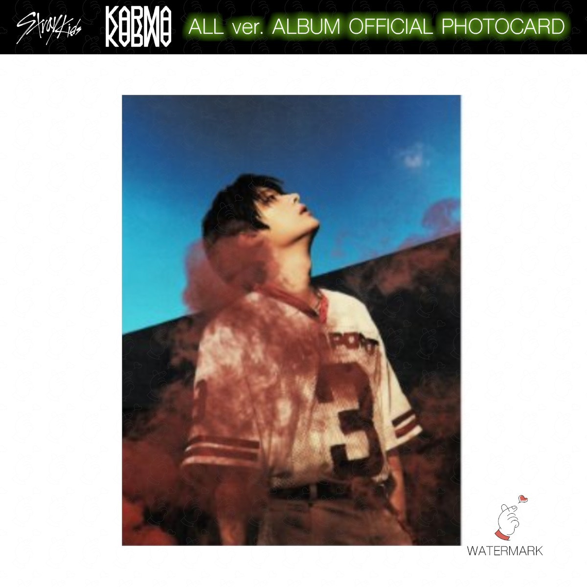 STRAY KIDS KARMA ALL ALBUM PHOTOCARD LIMITED CEREMONY HOORAY