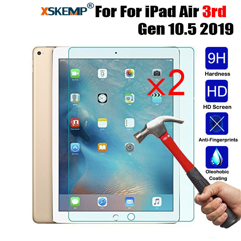 2Pc Tempered Glass Screen Guard Cover for iPad 9.7 6 5 10.2 9Th 8Th 7 Air Pro 11 - Picture 21 of 30