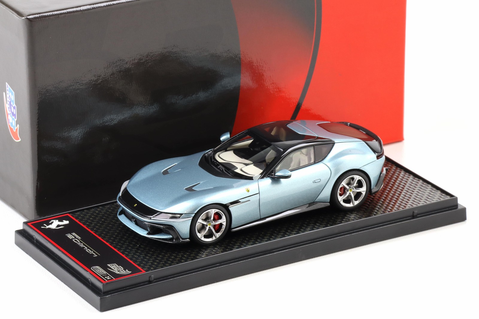 1:43 BBR Ferrari 12Cilindri Coupe Panoramic Roof Celeste Trevi Green - Limited 2