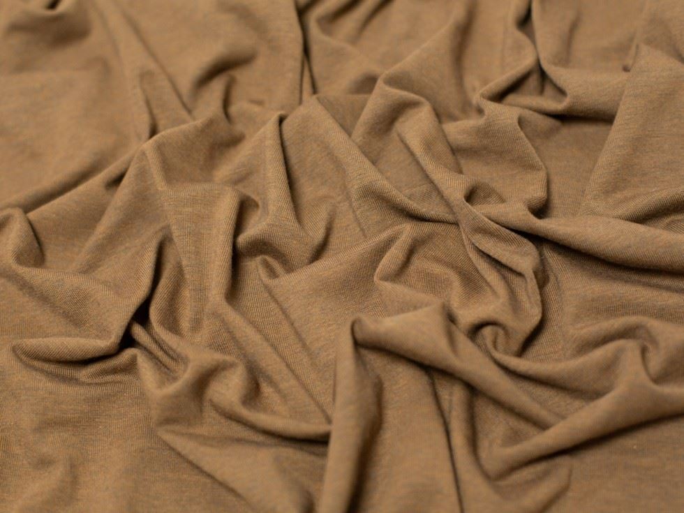 Minerva Melange Cotton Jersey Stretch Knit Fabric 150cm / 60" Wide - per metre - Picture 18 of 55
